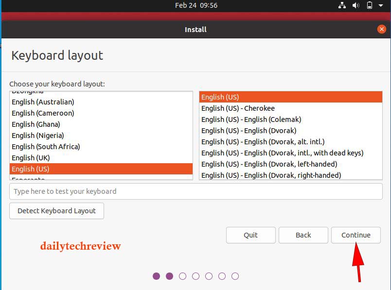 select keyboard layout in Linux in Hindi Article 