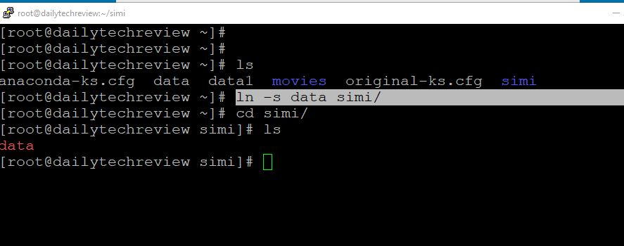  ln Linux command in Hindi