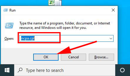  विंडोज १० में रन को खोले 