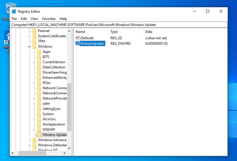 create New rule in windows 10