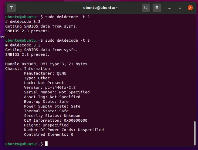 get system information in linux