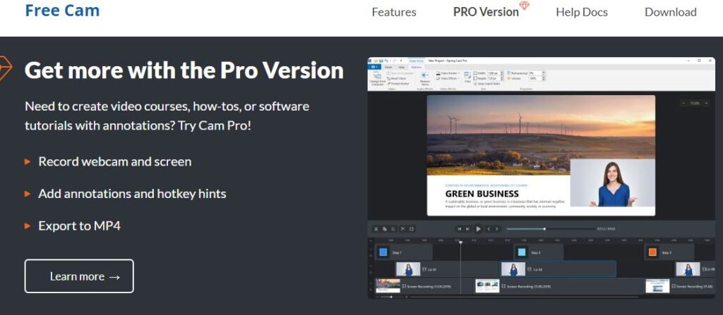 Free Cam best screen recording software