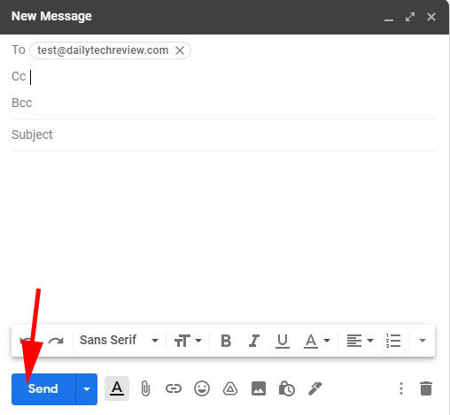 Send Mail  From  Gmail Account