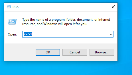 open run windows in computer