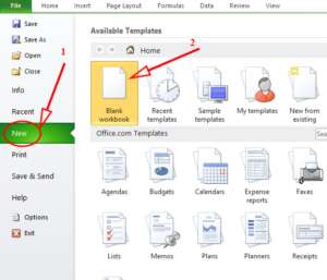 Read more about the article एक्सेल नयी स्प्रेडशीट कैसे बनाये