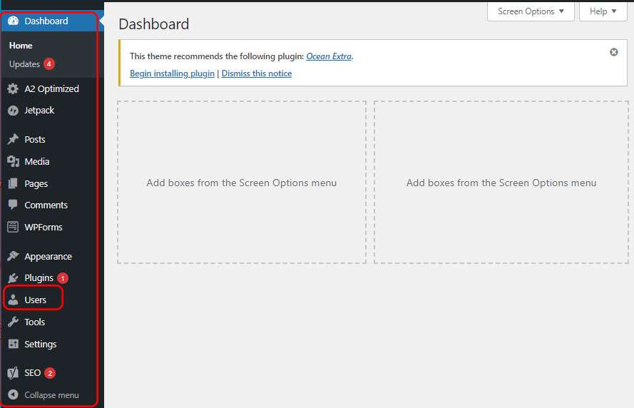 add user in wordpress