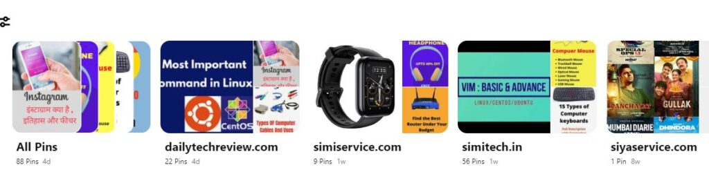 what is Pinterest board