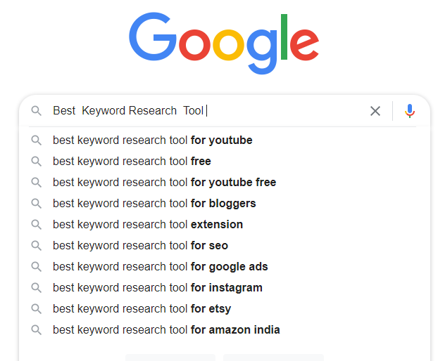 Get keyword advice from Google and YouTube