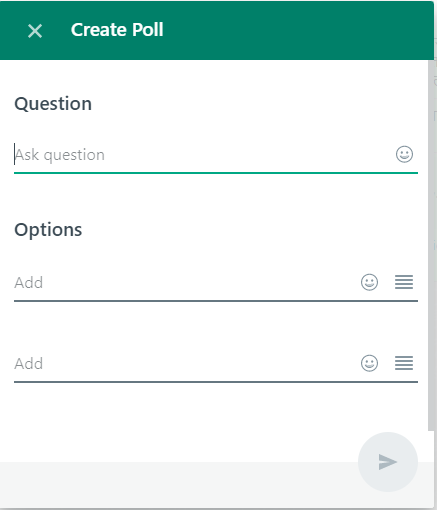 WhatsApp Poll feature