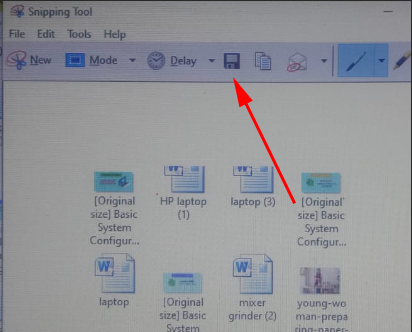 snipping tool se liya screenshot save kaise kare 