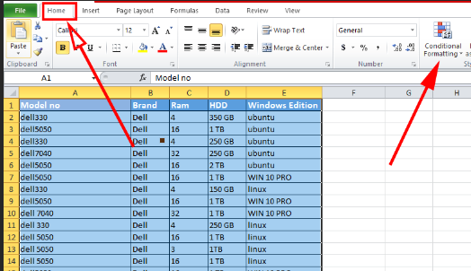 Conditional Formatting in Excel 