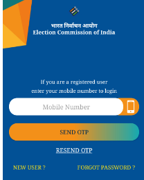 Enter Mobile Number in Voter Helpline App