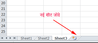 add new sheet in excel