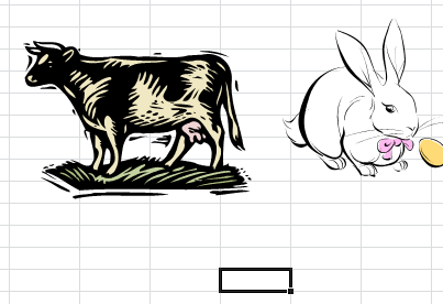 insert clip art in  ms excel 