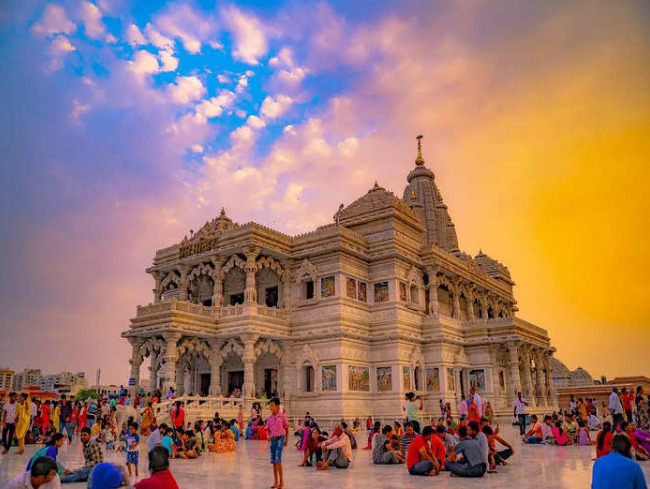 prem mandir vrindavan