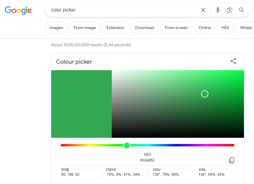 use color picker google search  operator 