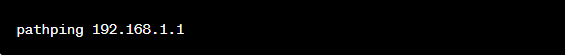 windows pathping command