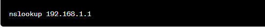 windows nslookup command 