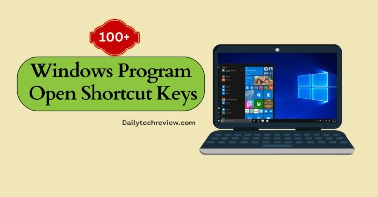 Windows के विभिन्न Program और Setting ओपन करने के Shortcut तरीके