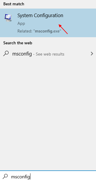 Windows 10 system Configuration