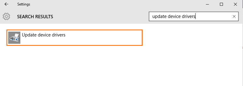 Update Windows 10  Drivers 