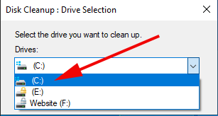 Disk Cleanup in windows 10