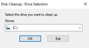 Disk Cleanup in windows 10