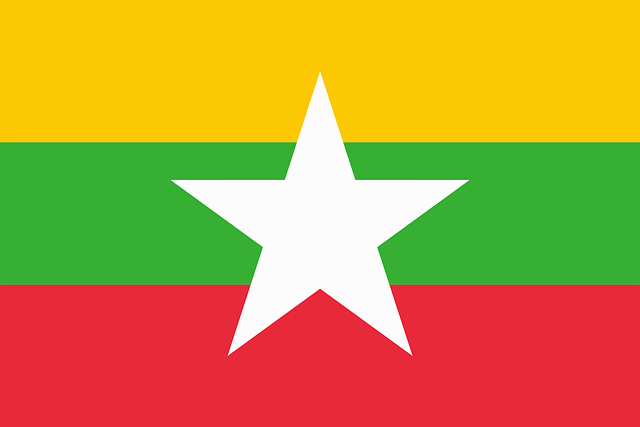 myanmar flag