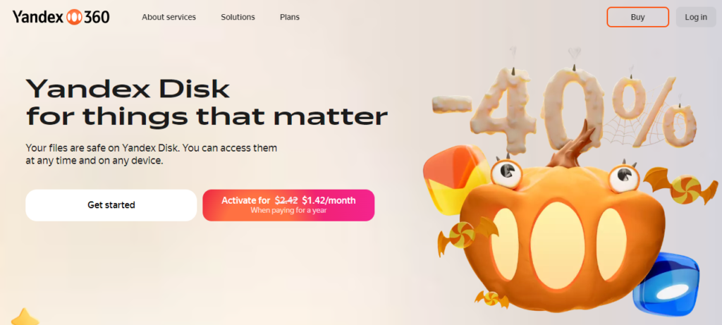 yandex disk Cloud Storage