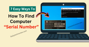 Read more about the article Computer और Laptop में Serial Number कैसे पता करे