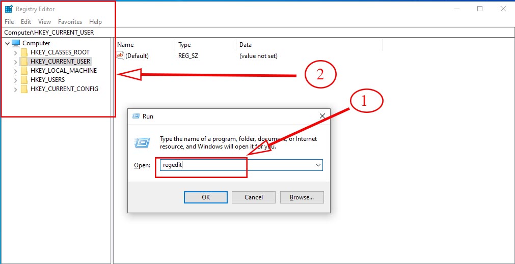 Open Windows Registry 