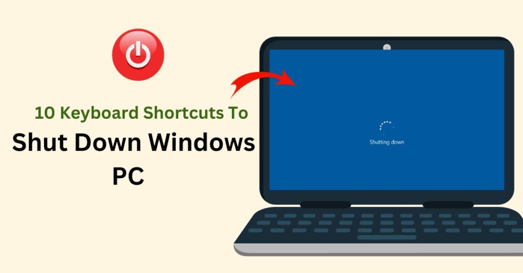 10+ तरीक़ो से Computer या Laptop को ShutDown करे