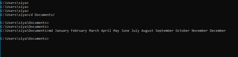 create multiple folder in windows 