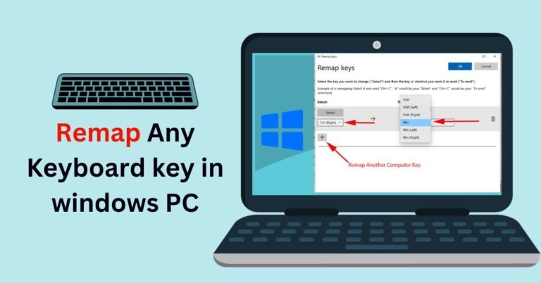 Remap Writing Windows Computer में Keyboard Keys को Remap कैसे करे