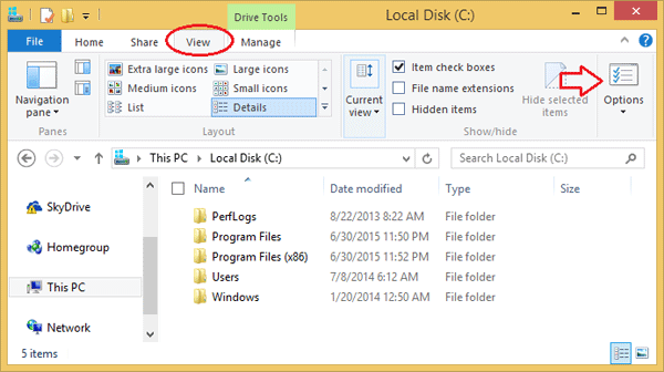 show hidden files and folder 