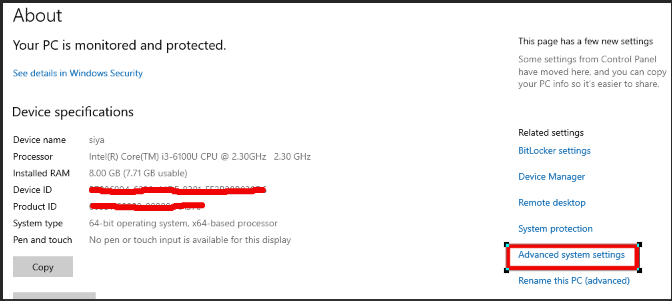 Computer Specification 
