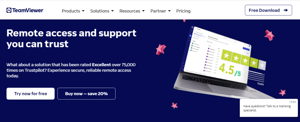 remote Desktop Software teamviewer 