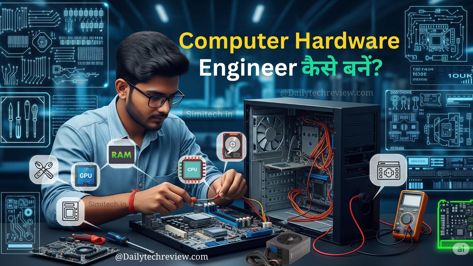 You are currently viewing कंप्यूटर हार्डवेयर इंजीनियर कैसे बनें : योग्यता, कोर्स और करियर