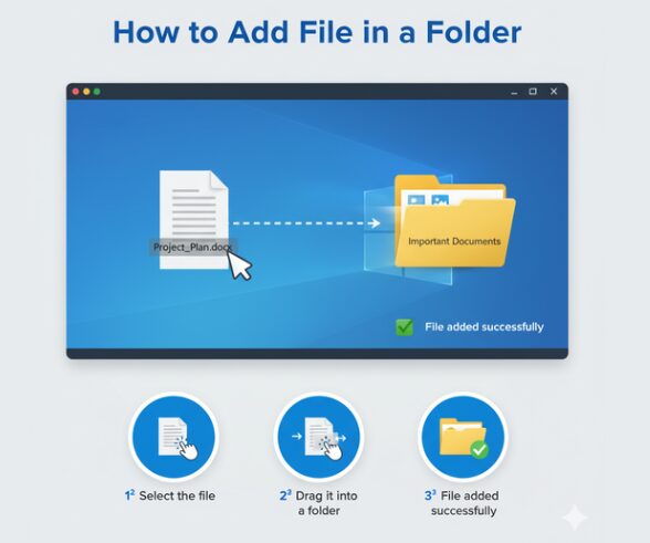 How to open a folder